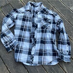 Vans Black and White Plaid Shirt